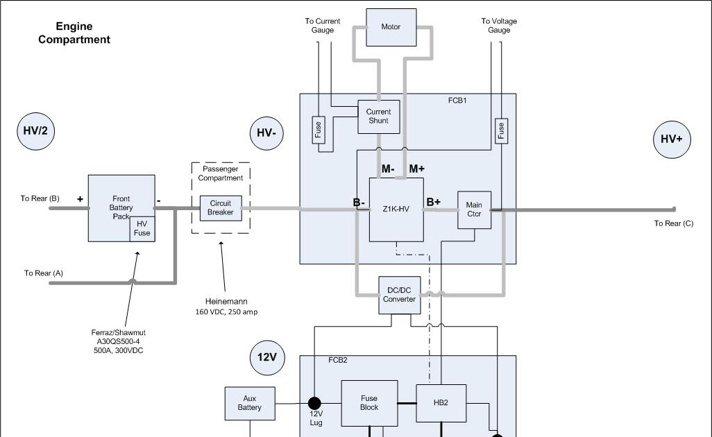 Electric Vehicle Conversion: Electro: Wiring Diagrams, Take 3