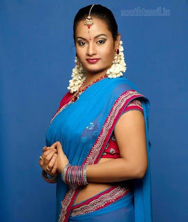 Tolly Babe Suja South Actress Hot and  Spicy Saree Stills 