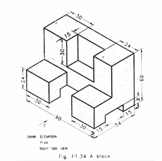 orthographic projection drawing exercise 2009 engineering