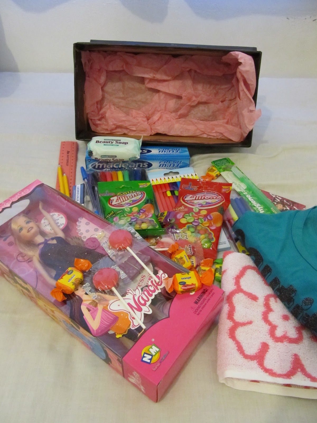 CHATTERBOX Santa Shoebox Project