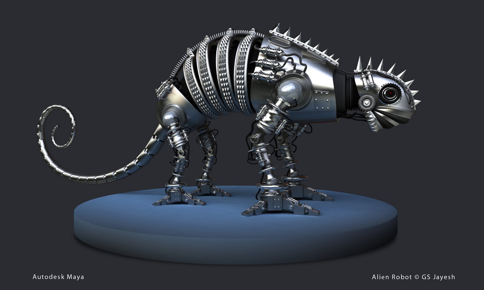GS Jayesh CG Artist: Alien Robot