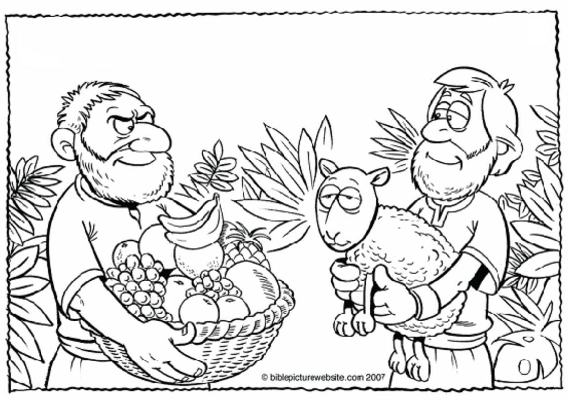 cain and abel offering coloring pages - photo #20