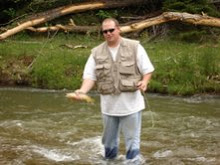 Brian Fishing the river
