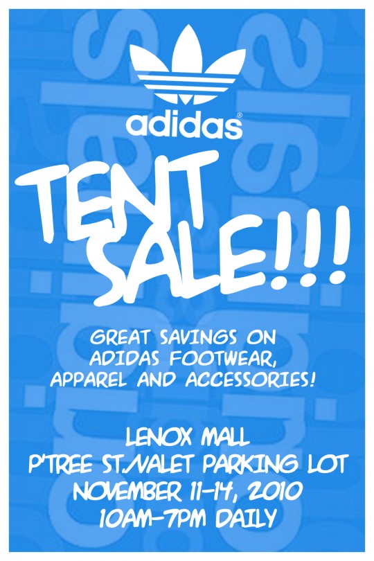 Andieland: For You ATLiens: Adidas Tent Sale 11/11/2010 @ Lenox Mall