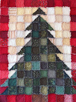 Mailart 365: Christmas Tree Rag Quilt