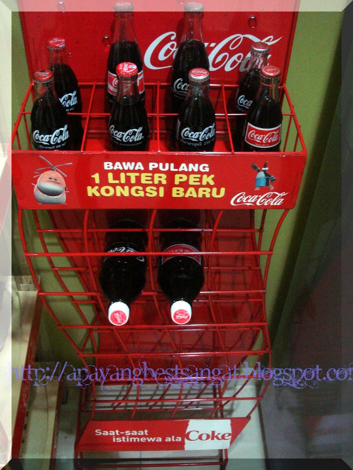 Apa Yang Best Sangat??: Display rack Coca Cola 1 Liter : Saat-saat ...