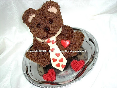 Tort Ursuletul Indragostit/Valentine Teddy Bear Cake