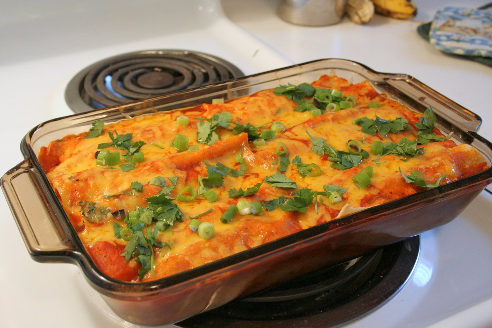 Cooking Faberlicious Enchiladas (Pioneer Woman)