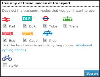 itinéraire en vélo à Londres