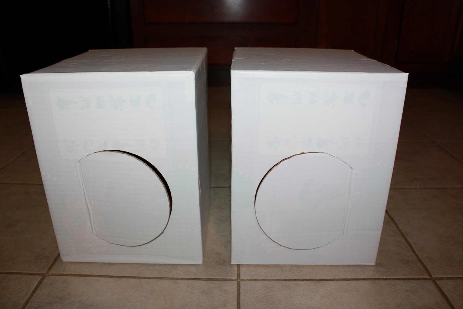 Craftin' Texan Cardboard Washer and Dryer