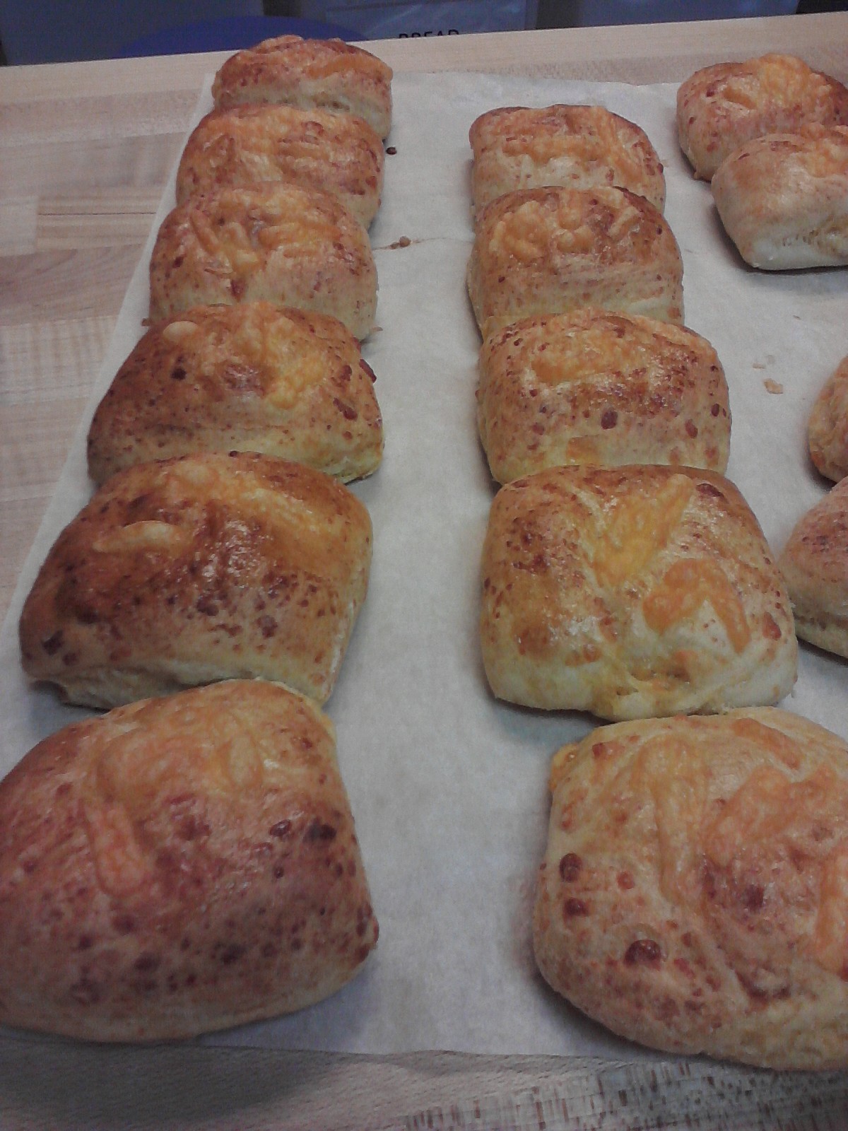 Live Well, Eat Often, Snack Much Cheddar Cheese Rolls and Whole Wheat