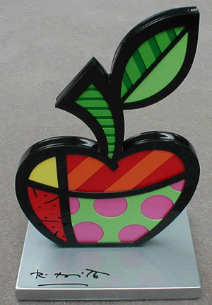 britto-apple-sculpture