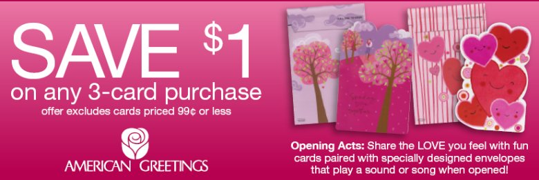 Lissa Loves to Save!: $1/3 American Greeting Cards