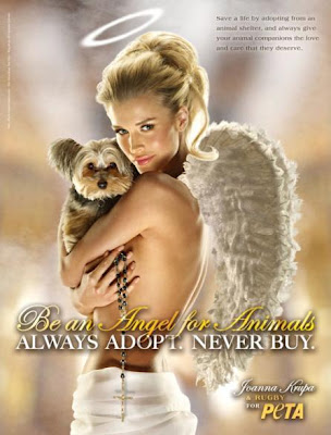 Joanna Krupa does PETA pet campaign