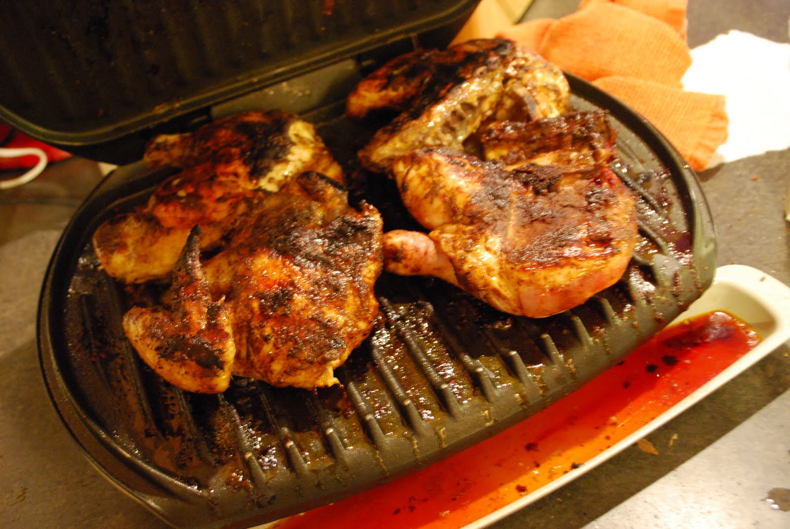 "Pointless" Meals Cocoa Rubbed Chicken with Barbeque Table Mop