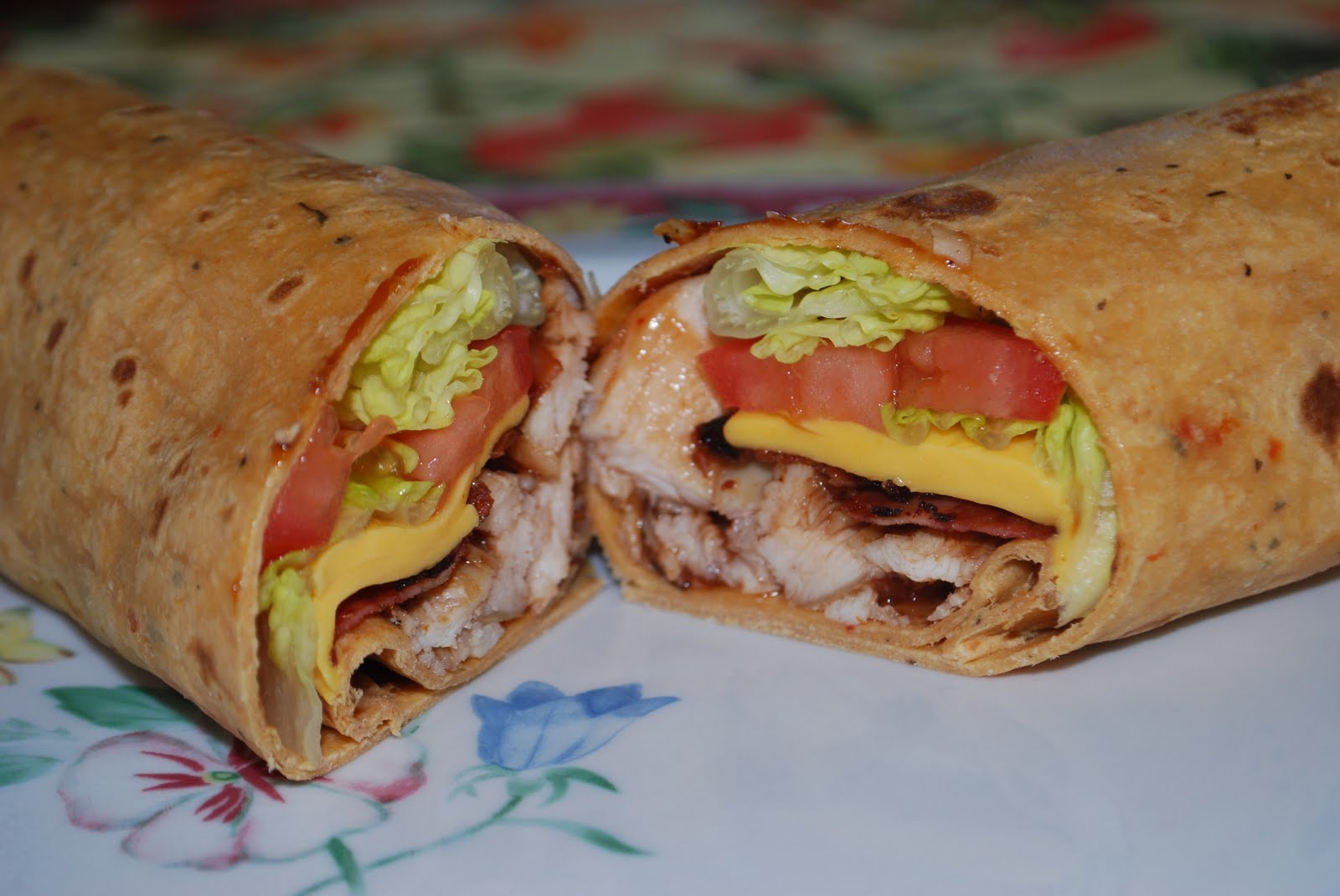 &amp;quot;Point-less&amp;quot; Meals: Barbecue Chicken and Cheddar BLT Wraps