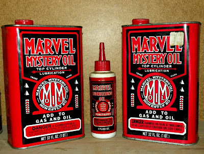 Vintage Marvel Mystery Oil One Quart Can, Lubricant Add to Gas