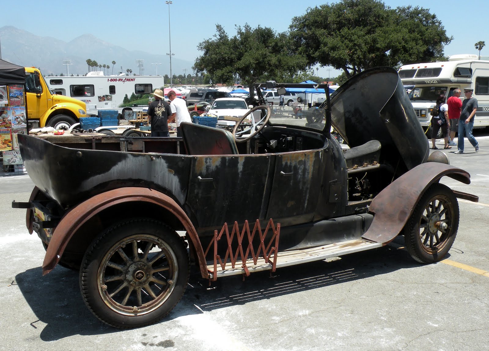 Just A Car Guy 1923 Franklin was for sale in the swap meet area of the