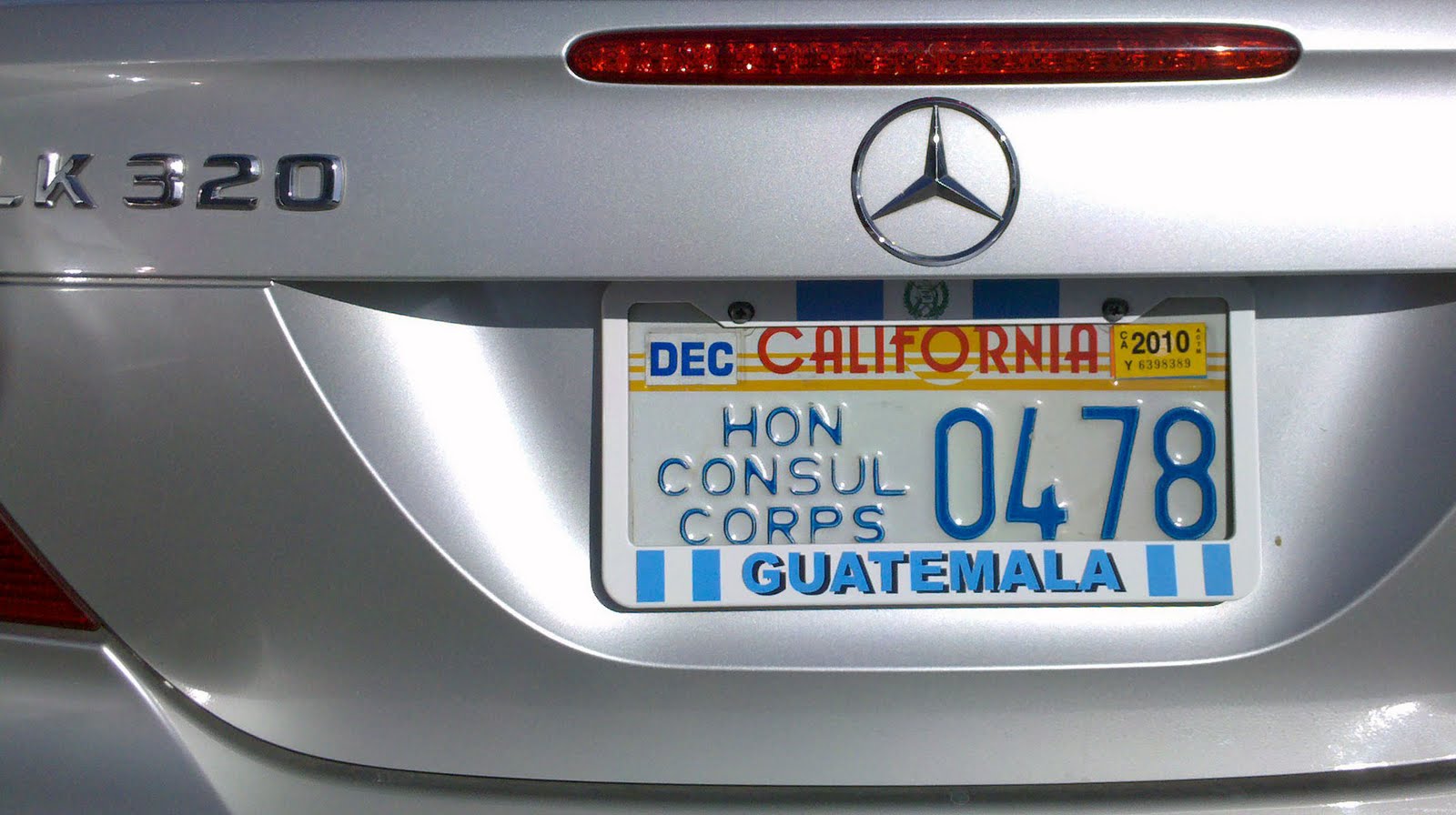 Just A Car Guy: License plate you'll never see far from an embassy or