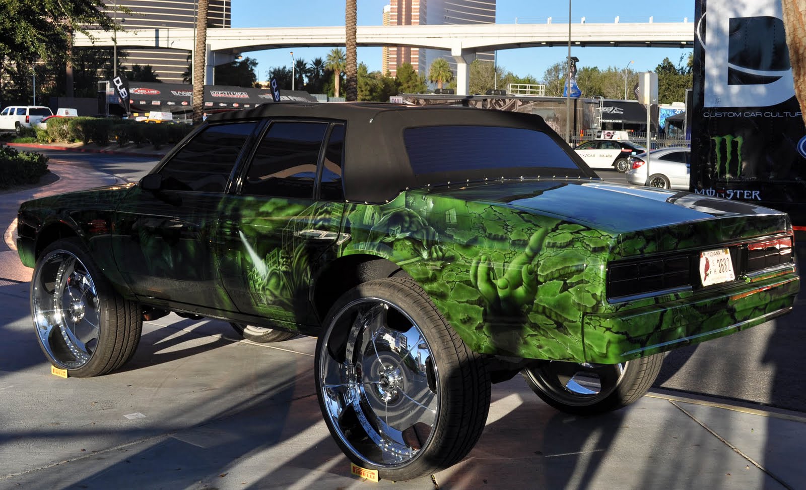 Just A Car Guy The Hulk inspired airbrushing, all over