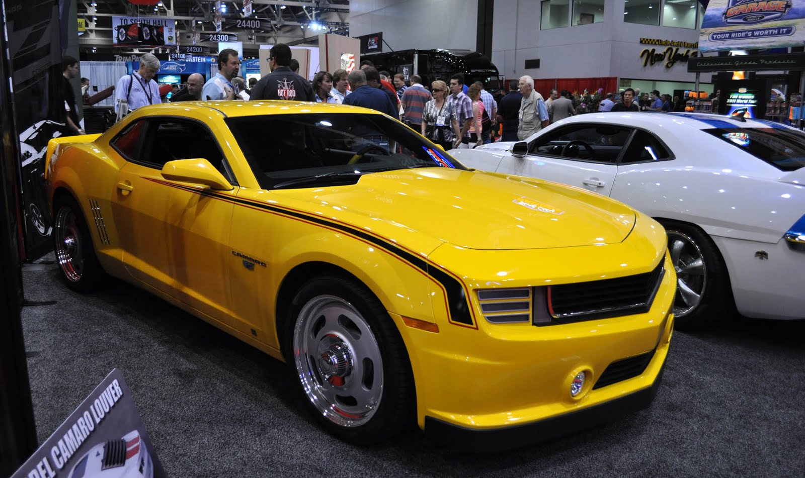 Just A Car Guy: New Camaros modified to have more of a retro look than