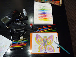 watercolor pencils crayola pencil dry sketches kid handy smoothing selected areas