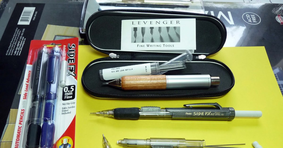 Art Supplies Reviews And Manga Cartoon Sketching Pentel Side Fx