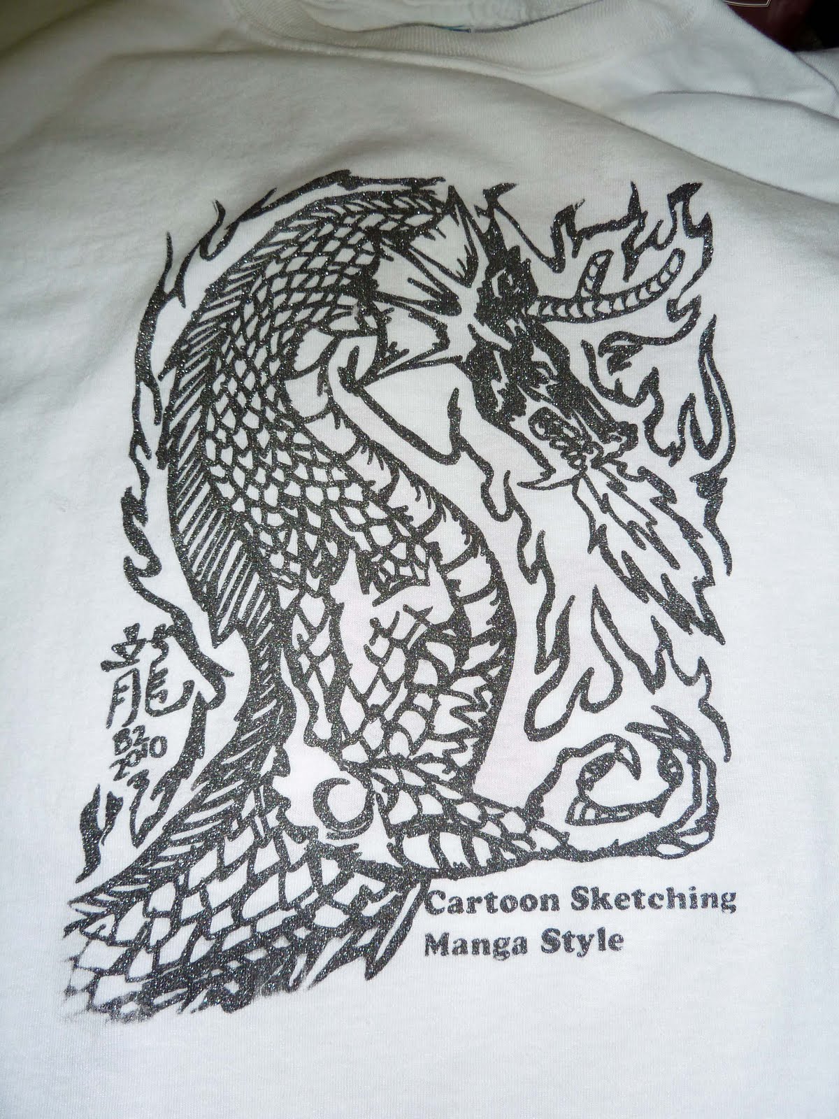 Kid Sketches: Corrected Dragon Printing Screen and Made some more t-shirts