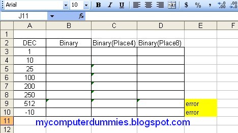 Online convert decimal to binary