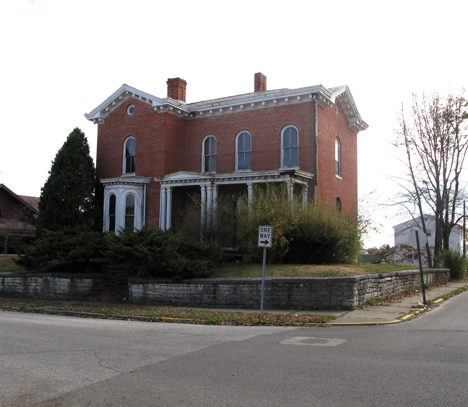 INArchitecture Decatur County Brick Houses, then/now