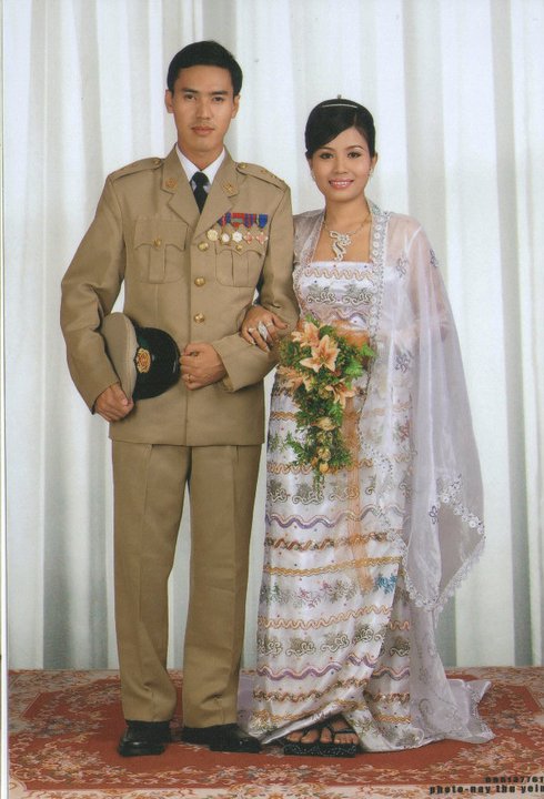 Myanmar Wedding dress