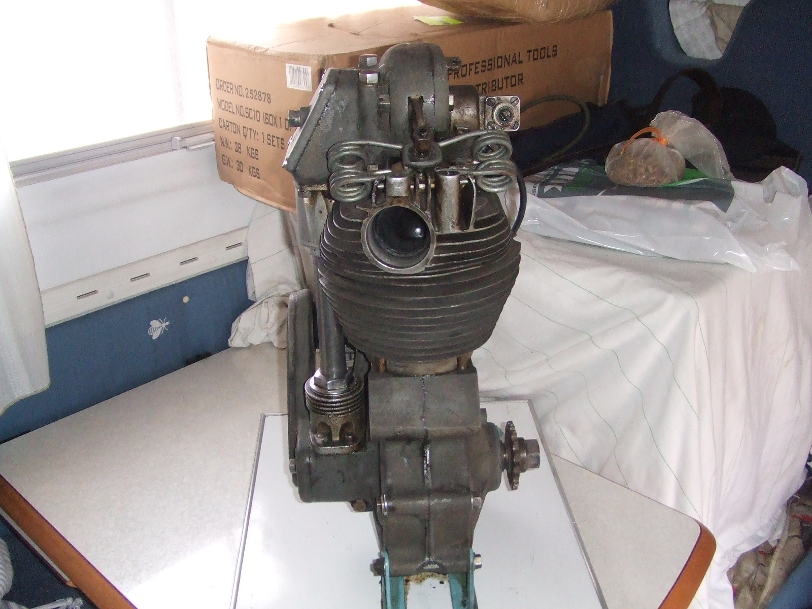 vintage norton motorcycle 1936 M40 Norton engine for sale