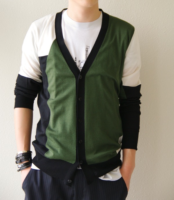 balenciaga color block jacket