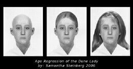 Age Regression of the “Lady in the Dunes” (click to enlarge)