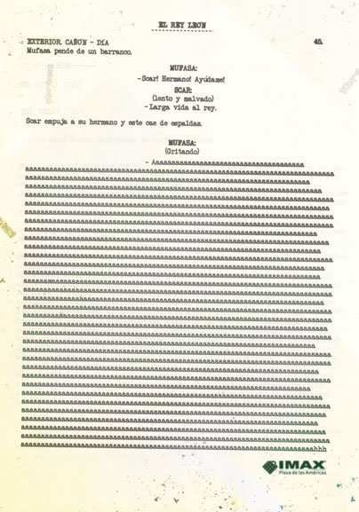 Imax / Rey León