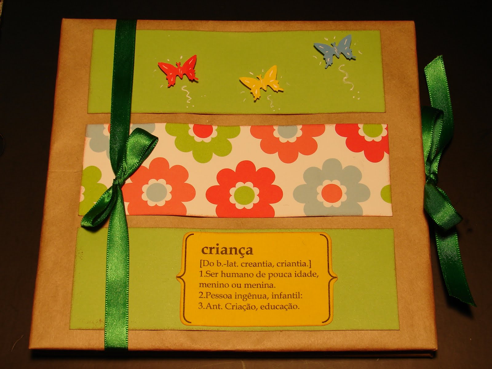 [Inspirações by Fran] Álbum Infantil de Scrapbooking