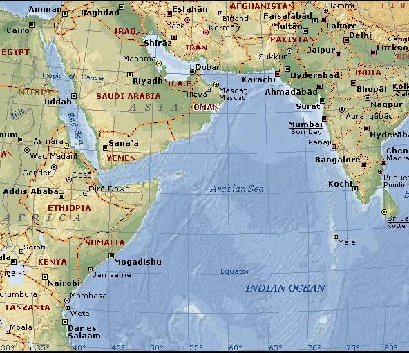 Аденский залив на карте евразии физическая карта