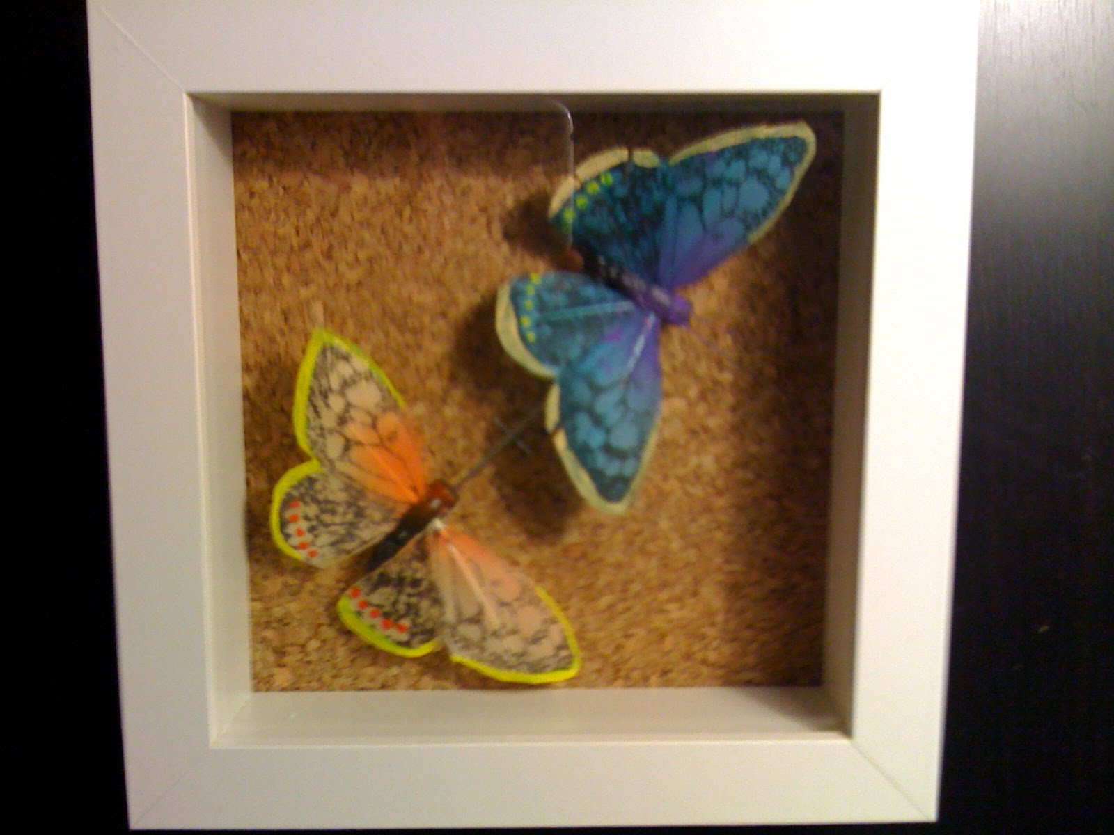 To My Corner! Tutorial Butterfly Shadow Box
