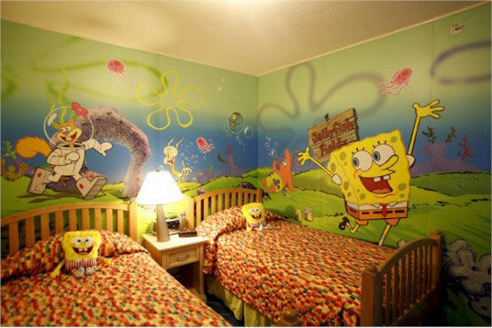 Cool SpongeBob Kids Bedroom