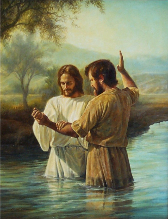 clip art jesus being baptised - photo #37