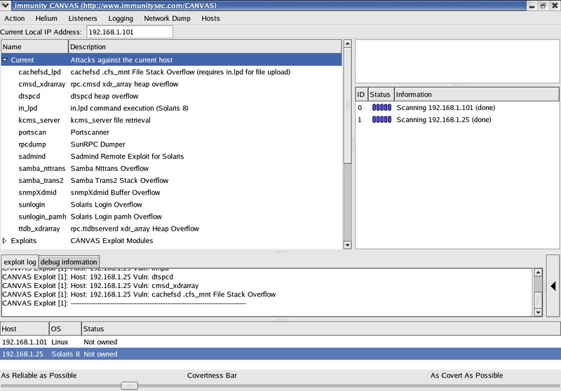 Software Immunity Canvas 6.23