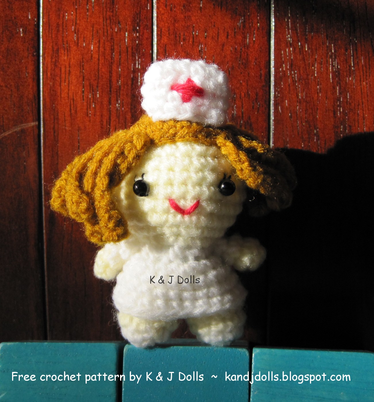Little Nurse Free Amigurumi crochet pattern Sayjai Amigurumi