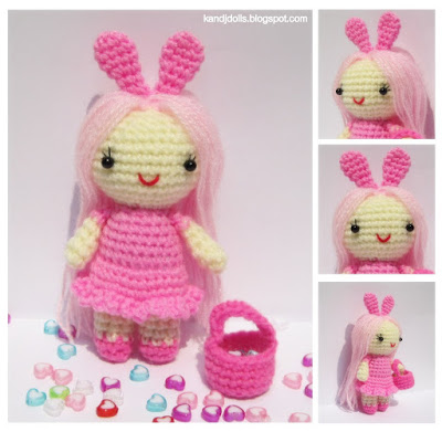 Pink Little Lady free crochet pattern