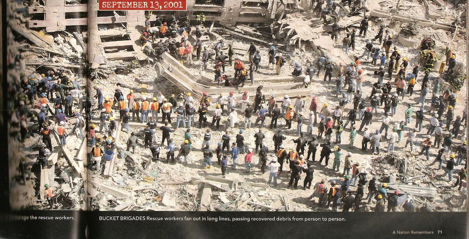 StevenWarRan The 9/11 Bucket Brigades at Ground Zero