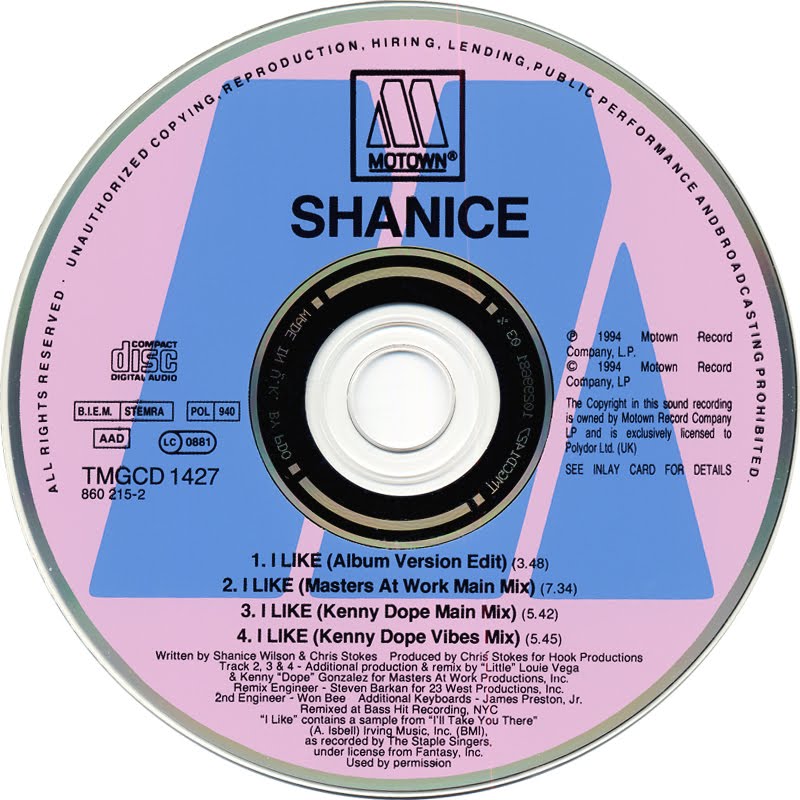 Shanice albums. Kenny Dope карта фазмаыобич. I like Music. Gene Single CD 1994 be my Light, be my Guide. Like master