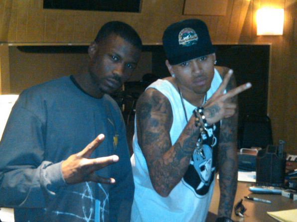 BreezyInspired': Chris in the studio with Jay Rock!!!