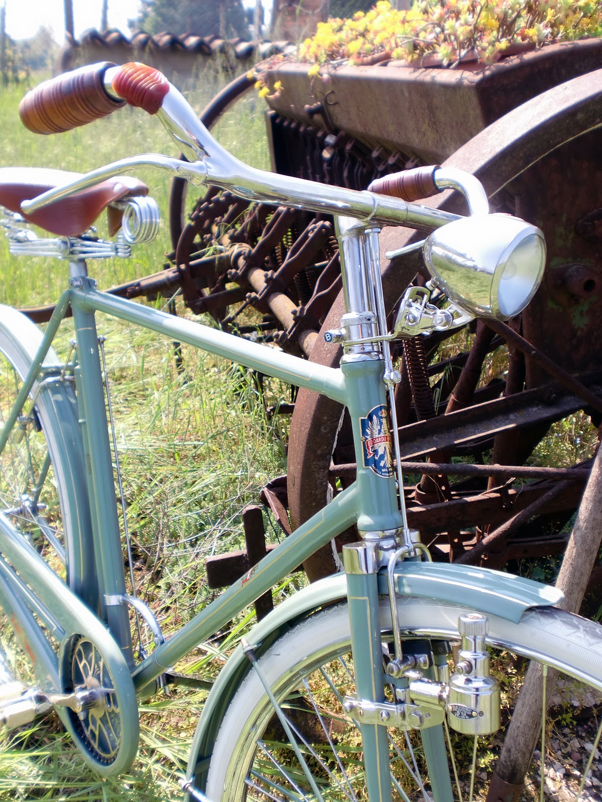 bianchi zaffiro bicicletta storica 1950