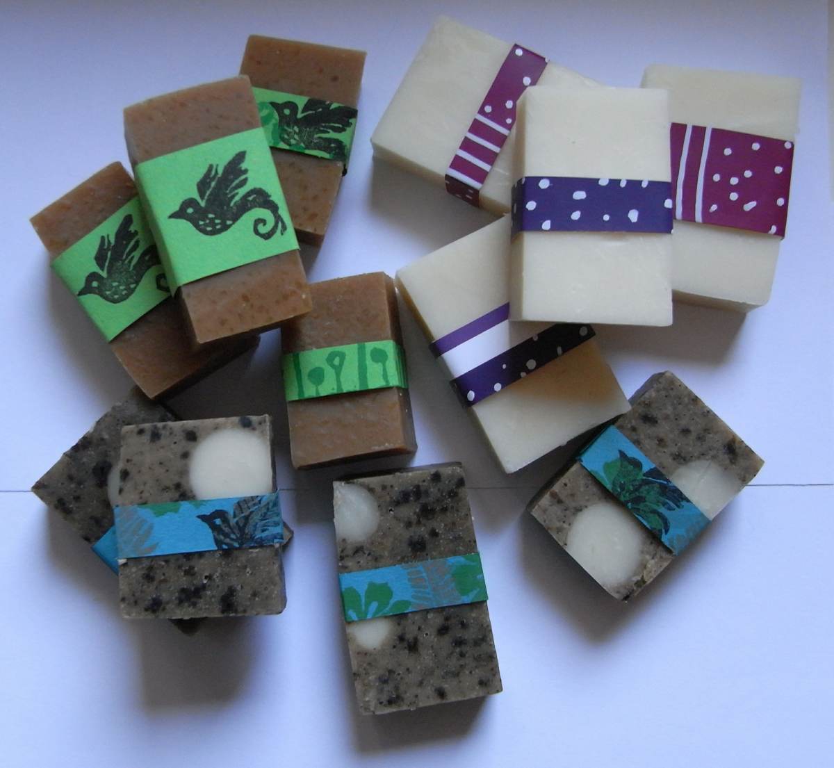 saraccino Soap test pieces...