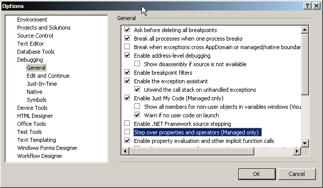 GIS Geek: Debugging C# Object Initializers, Properties or Operators