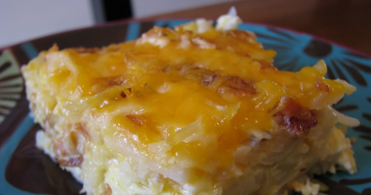 Carrie's Cooking and Recipes: Hashbrown Egg Breakfast Casserole